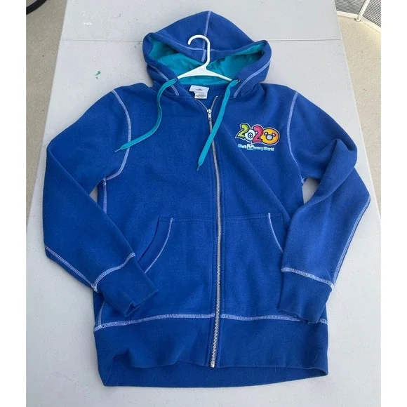 Disneyland Resort Sweatshirt Full Zipper Hoodie Mickey 2020 Disney Characters Sm - Picture 3 of 6